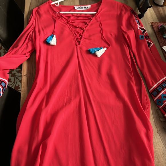 Long sleeve beach cover up - Picture 2 of 3